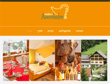 Tablet Screenshot of hotel-auerhahn.de